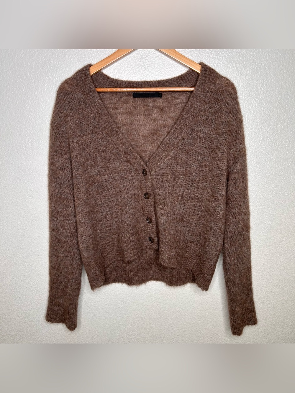 Jenni Kayne Boyfriend Cardigan brown small
